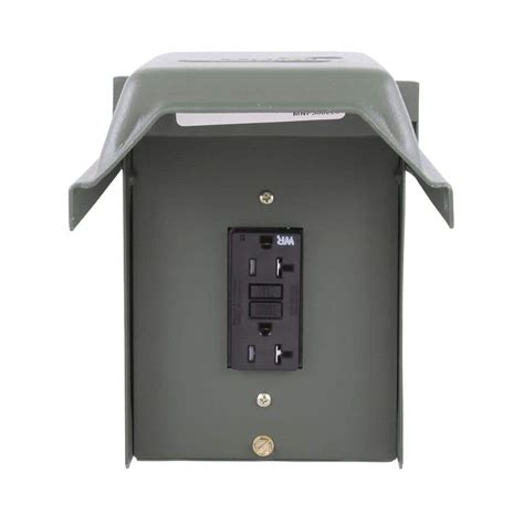 20 amp junction box|20 amp gfi receptacles exterior.